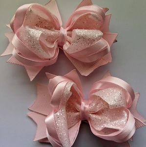 Glitter baby pink pigtail